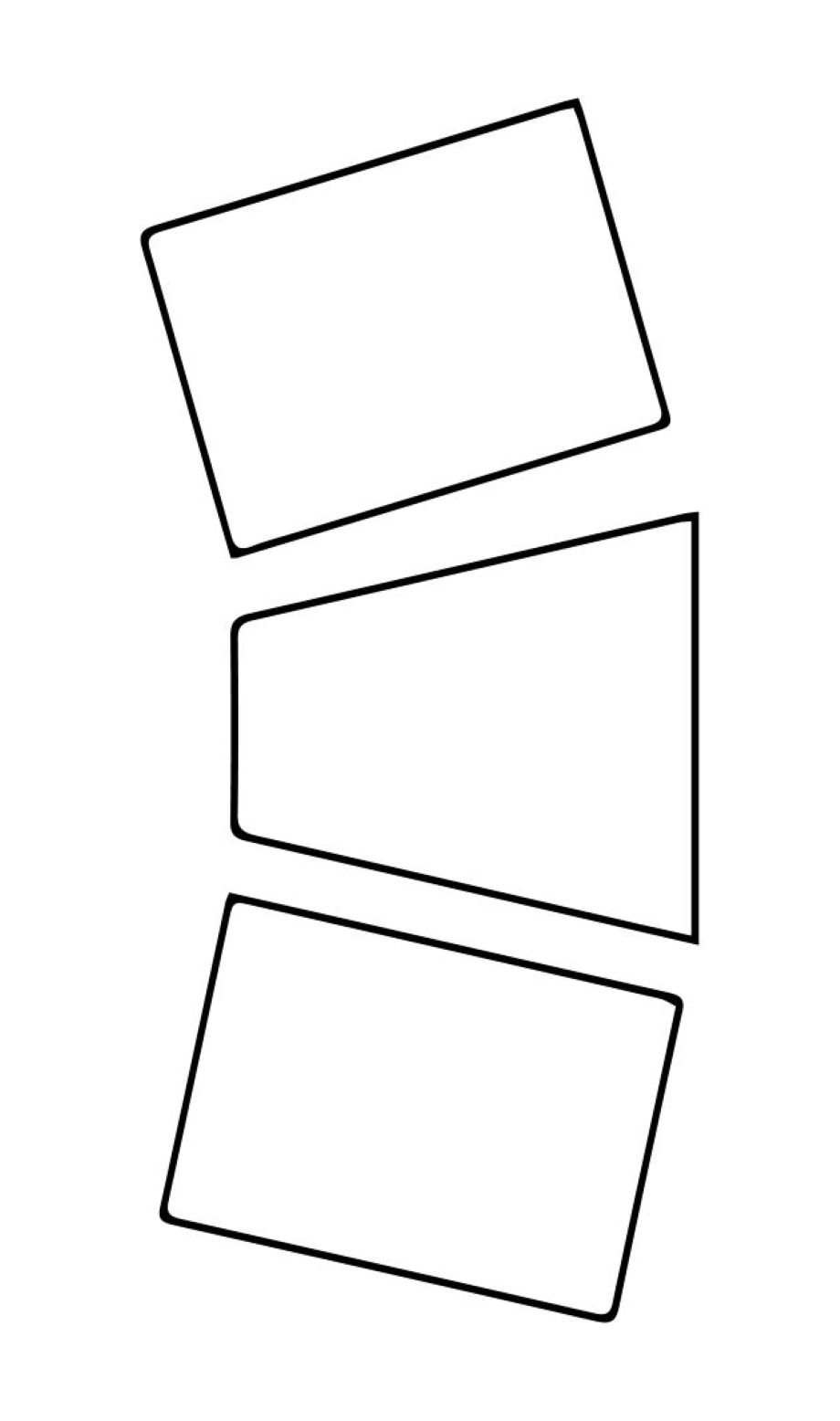 Illustration of a wedge fracture in the spine