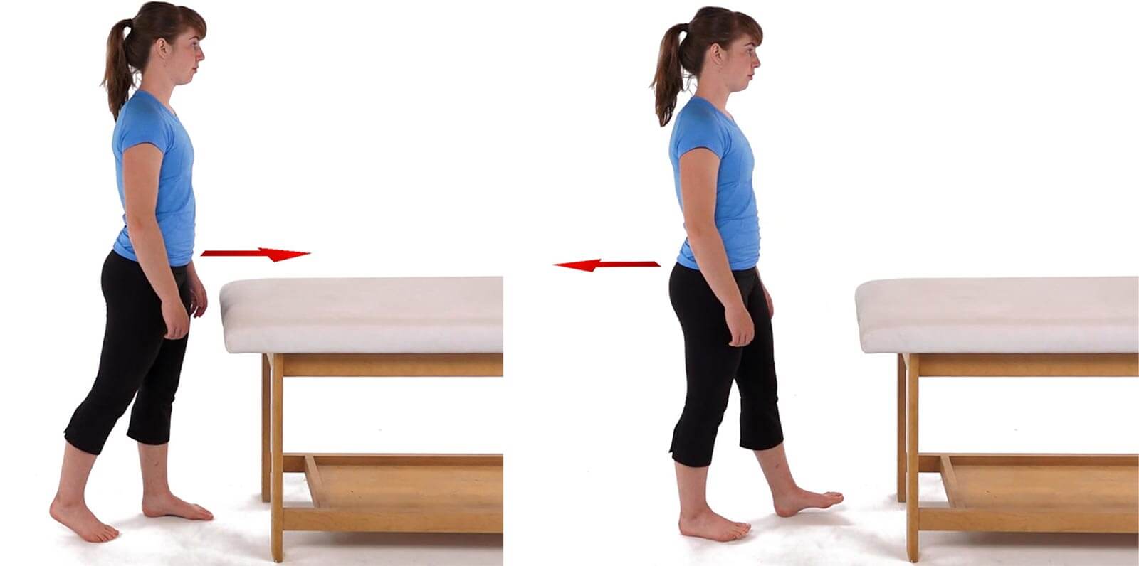 Photos of stride stance sway dynamic balance exercise