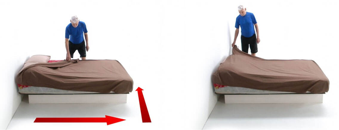 How to make a bed safely