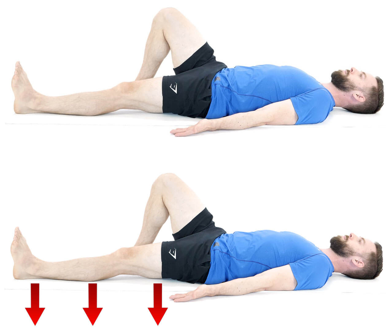 Photo of steps for leg press
