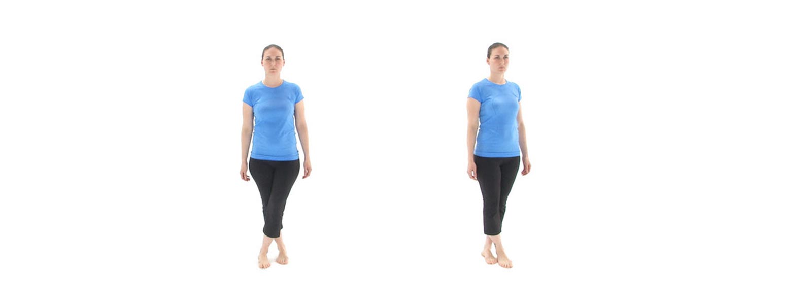 Photos of braiding walking pattern