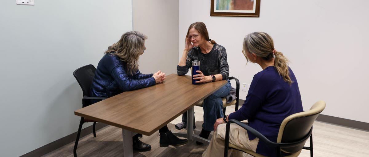 A suicide prevention simulation for the CGP program helps staff respond to patients in crisis.