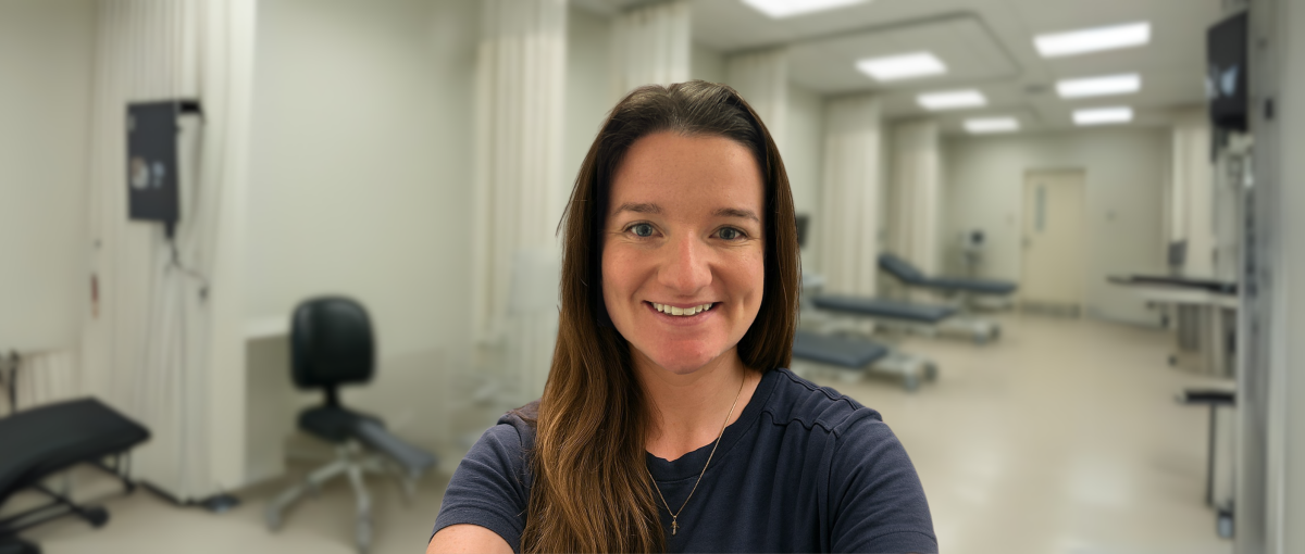 Molly Ellert is a physiotherapist at St. Mary's Hospital in Camrose.