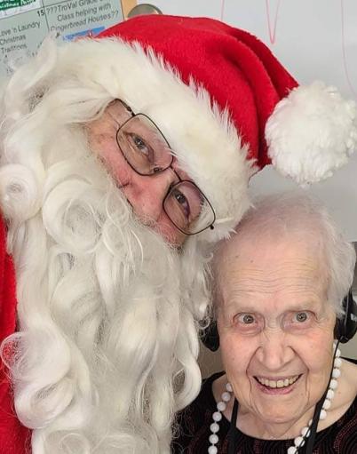 Santa Claus visits residents of St. Mary's Health Centre