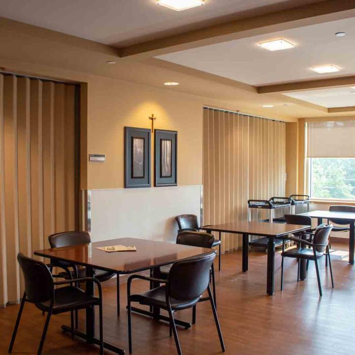 Dining area in Villa Caritas