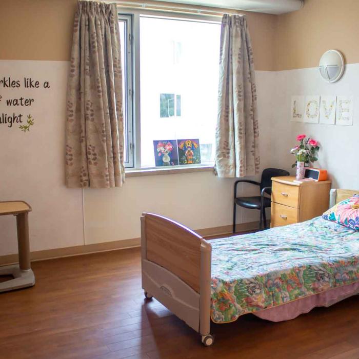 Private patient room at Villa Caritas