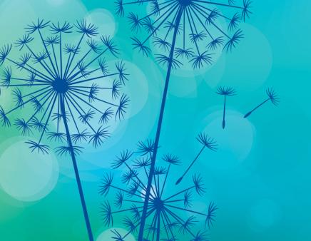 Palliative Education and Research Conference Palliative care dandelion graphic
